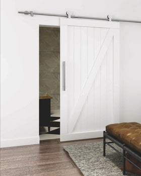 Barn Door Hardware, with Top-Mounted Hanger