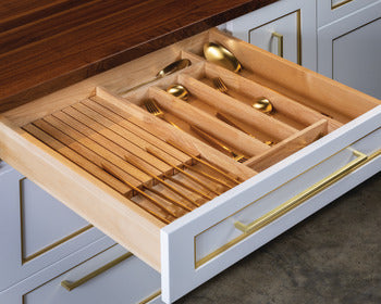 Utensil Tray, Rubberwood and Birch Plywood