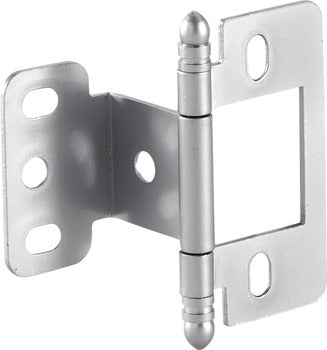 Decorative Butt Hinge, Partial Wrap, Non-Mortise, Ball Finial