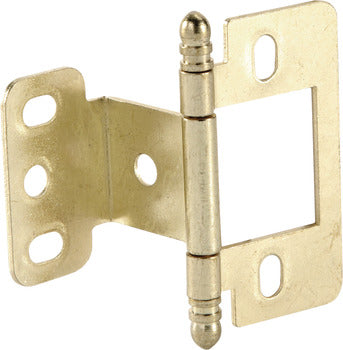 Decorative Butt Hinge, Partial Wrap, Non-Mortise, Ball Finial