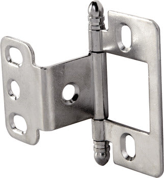 Decorative Butt Hinge, Partial Wrap, Non-Mortise, Ball Finial