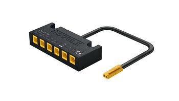 6-Way Distributor, Häfele Lighting, with Integrated Lead Cable, 12V